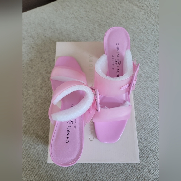 Chinese Laundry Stylish Pink Block Heels NWB - Picture 3 of 8